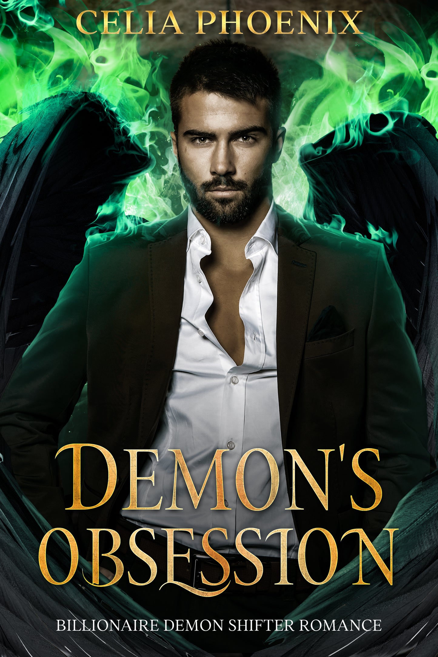 Demon's Obsession- A billionaire demon shifter romance by Celia Phoenix
